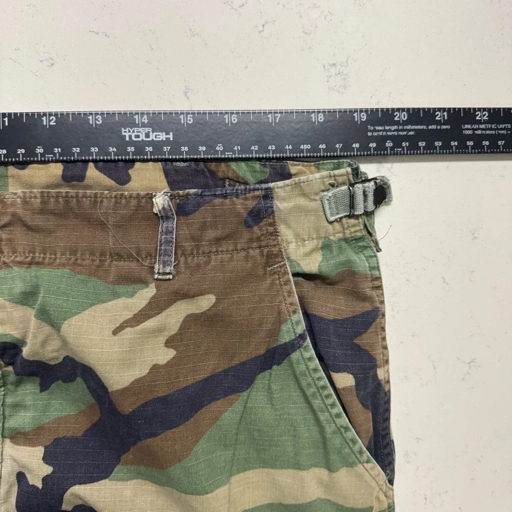 Vtg Propper International Cargo Pants Mens Small Long Camo BDU Military Ripstop